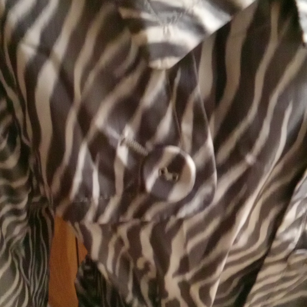 Zebra Trench❤🖤 - Picture 5 of 10